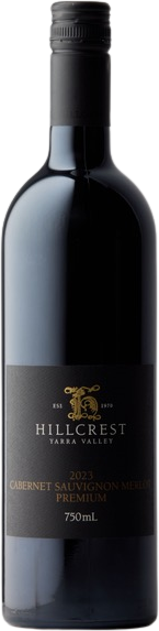 Hillcrest Vineyard Premium Cabernet Sauvignon Merlot 2023 bottle - Yarra Valley